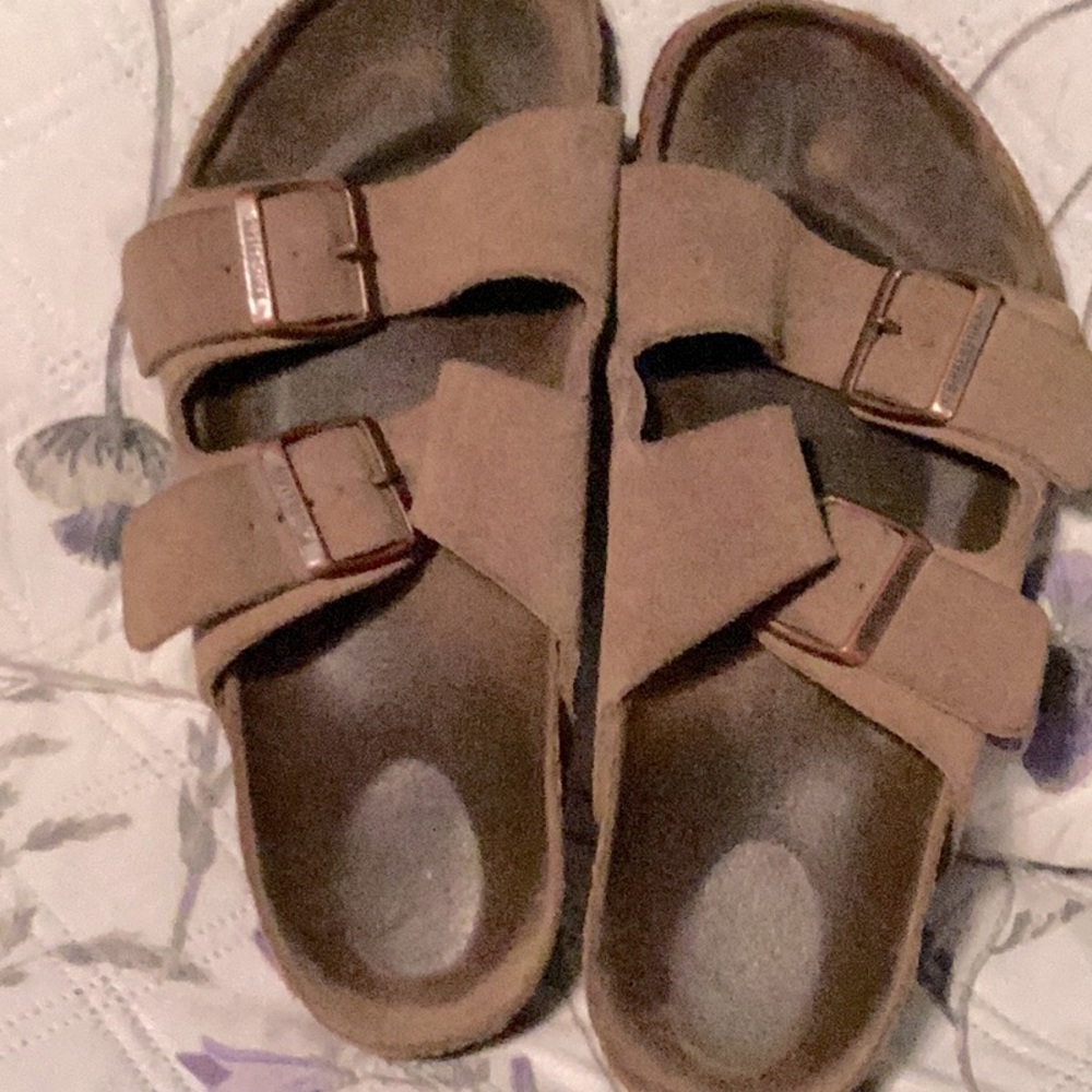 Birkenstocks size 38 well worn with life still life in them!